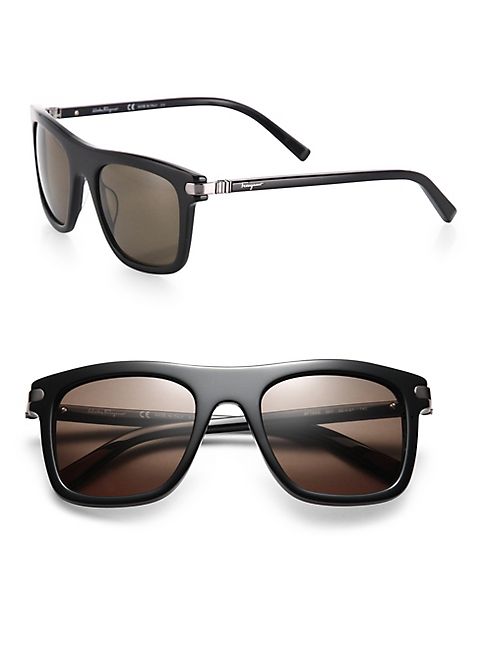 Salvatore Ferragamo - Gancino 52MM Square Sunglasses