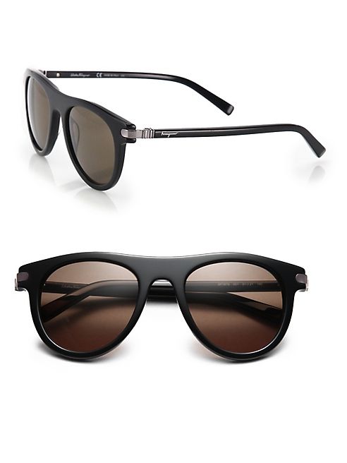 Salvatore Ferragamo - 51MM Round Sunglasses