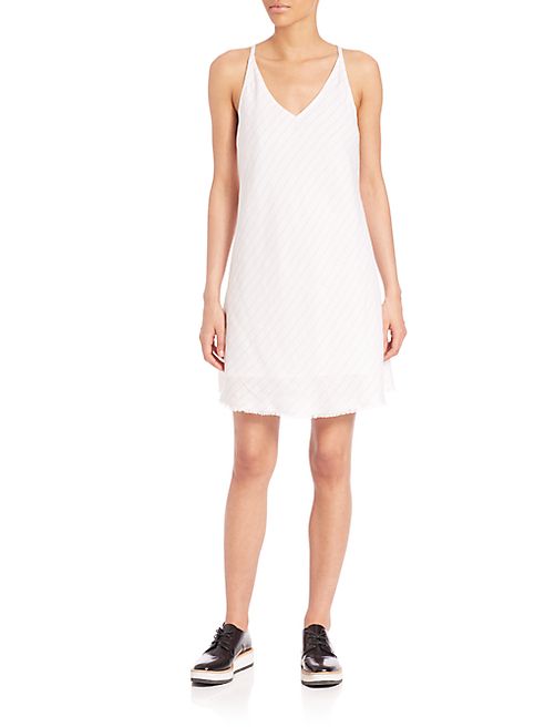 ATM Anthony Thomas Melillo - Deep V-neck Shift Dress