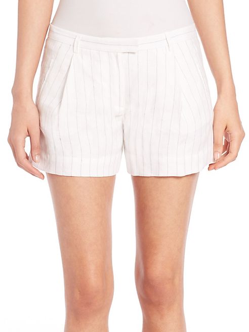 ATM Anthony Thomas Melillo - Pleated Pinstripe Shorts