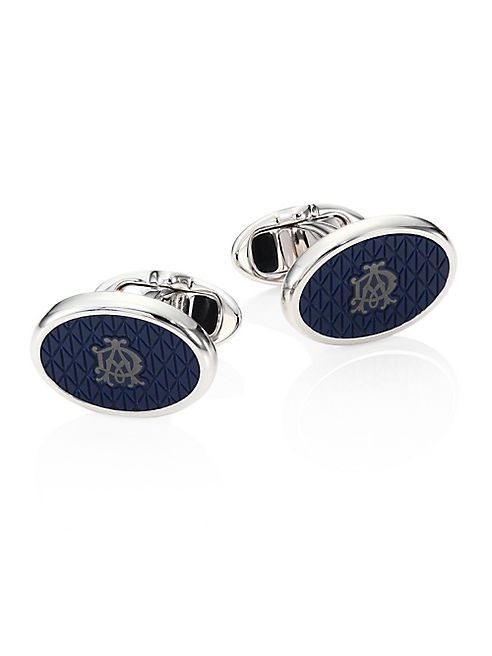 dunhill - Diamond Pattern Resin Cuff Links