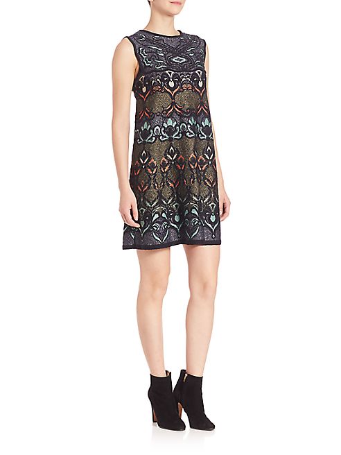 M Missoni - Floral Jacquard Sleeveless Dress