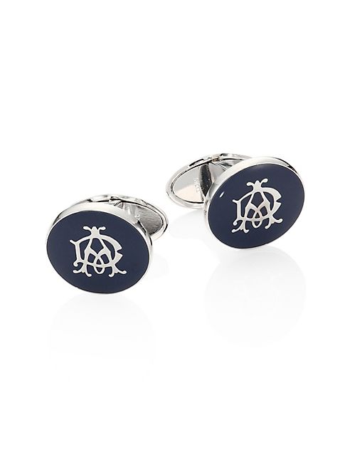 dunhill - Bourdon Rhodium-Plated Cuff Links