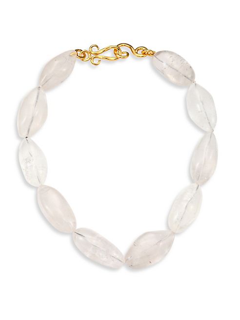 Stephanie Kantis - Primitive Clear Quartz Beaded Necklace