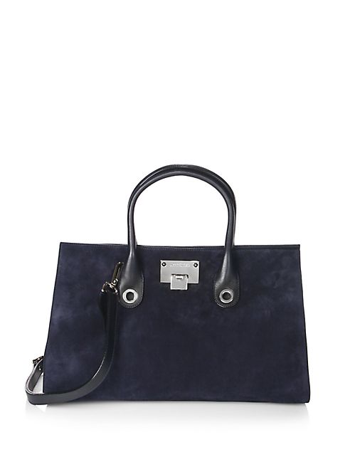 Jimmy Choo - Riley Suede & Leather Tote