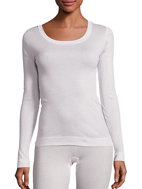 Hanro - Silk/Cashmere Fine Ribbed Top