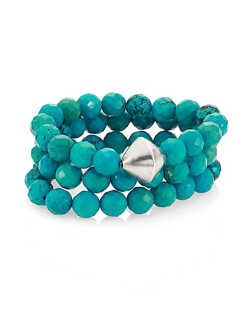 Nest - Turquoise Beaded Stretch Bracelet Set