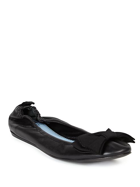 Lanvin - Bow Leather Ballet Flats