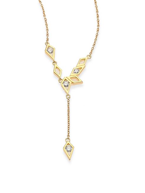 Ron Hami - Paradise Diamond & 18K Yellow Gold Lariat Necklace