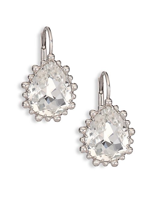 Anzie - Dew Drop White Topaz Drop Earrings