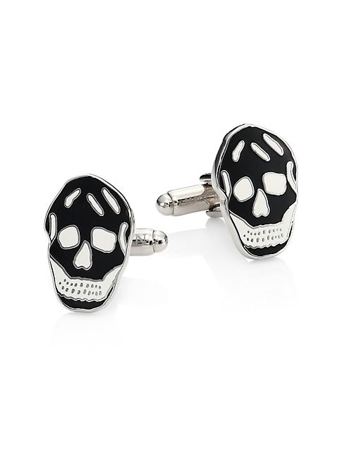 Alexander McQueen - Skull Brass Cuff Links