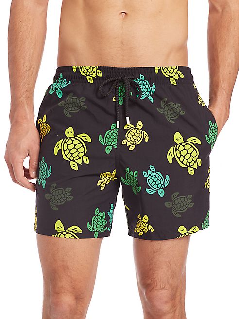 Vilebrequin - Moorea Multicolor Turtles Swim Trunks