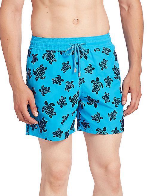 Vilebrequin - Moorea Flocked Turtles  Shorts