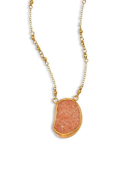 Chan Luu - Tan Agate Pendant Necklace