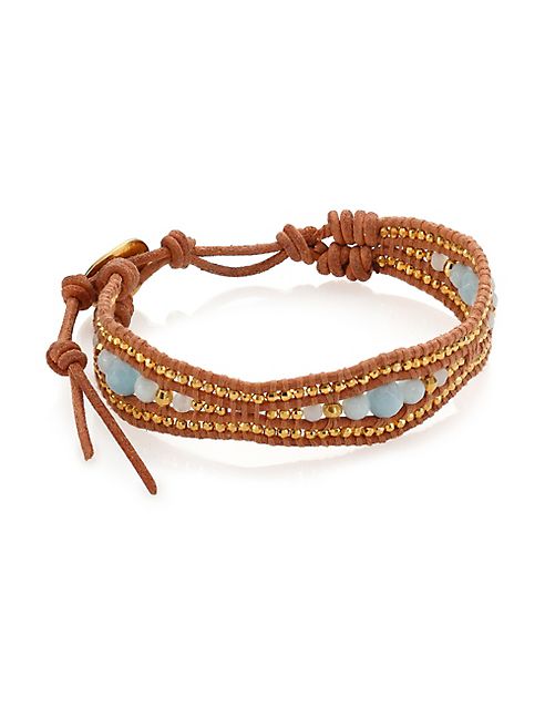 Chan Luu - Amazonite & Leather Bracelet