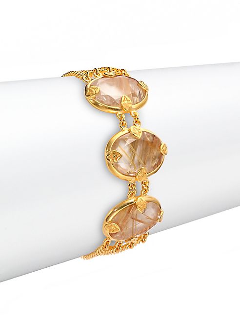 Chan Luu - Rutilated Quartz Chain Bracelet