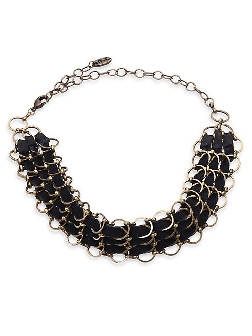 Ettika - Chain & Leather Choker