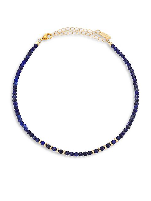 Ettika - Still Surprise You Lapis Beaded Choker Necklace