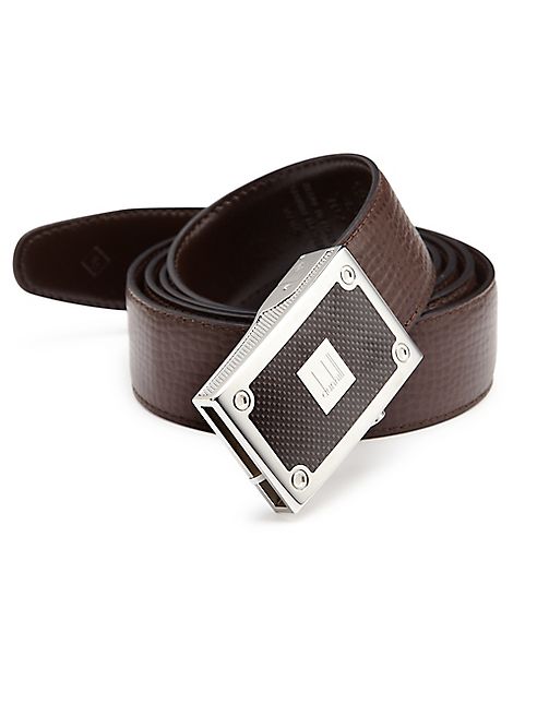 dunhill - Box-Frame Buckle Leather Belt