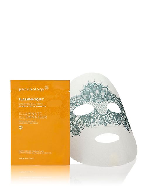 Patchology - Illuminate Lace Printed Edition FlashMasques/4 Facial Sheets