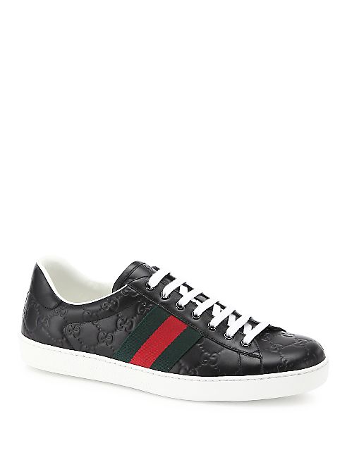 Gucci - New Ace Leather Sneakers