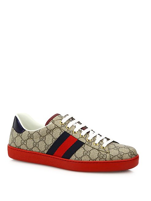 Gucci - New Ace Low-Top Sneakers