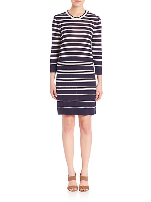 Equipment - Marta Striped Sheath Dress