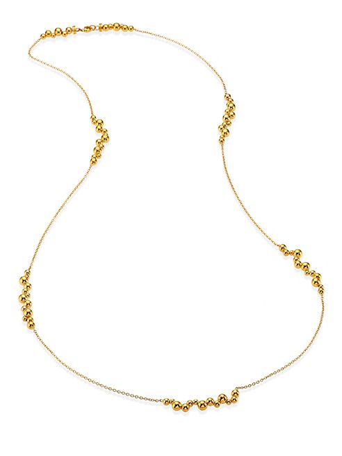 Marina B - Mini Atomo Long 18K Gold Necklace