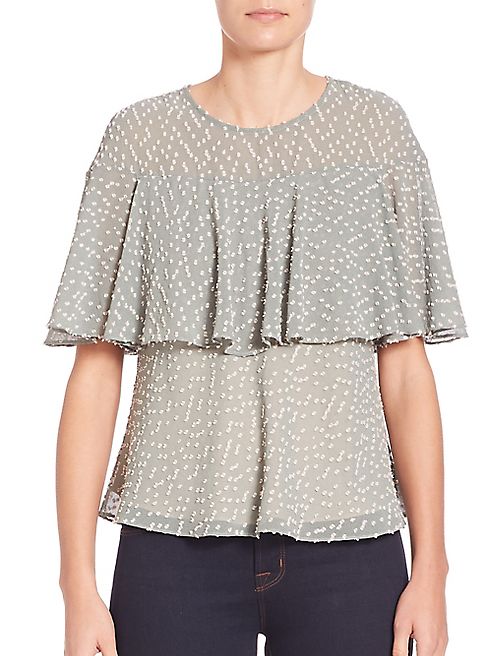 Prose & Poetry - Ione Bell Sleeve Two-Layer Top