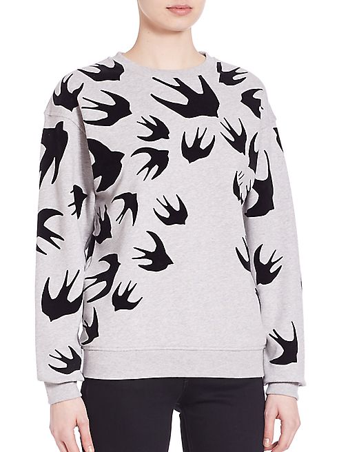 McQ Alexander McQueen - Swallow Printed Sweatshirt