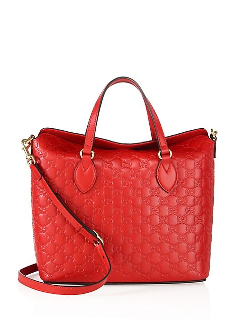 Gucci - Linea A Leather Shoulder Bag