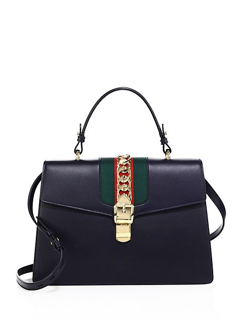 Gucci - Sylvie Leather Shoulder Bag