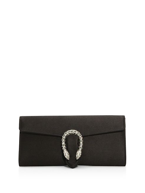 Gucci - Satin & Crystal Clutch