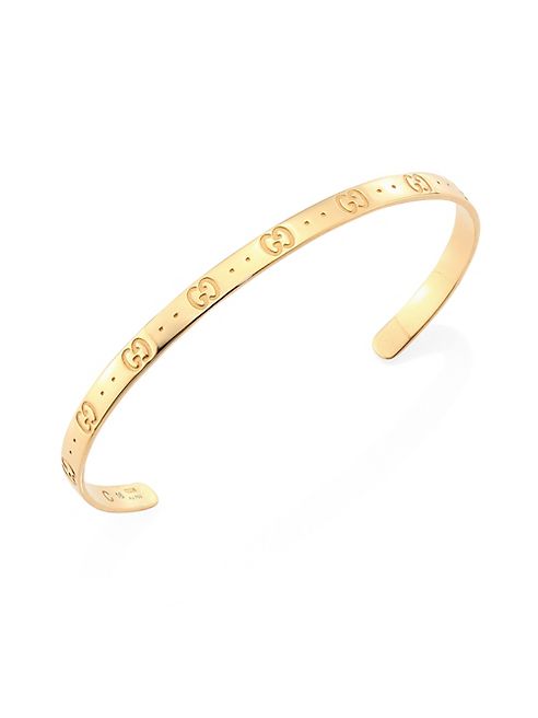 Gucci - Icon 18K Yellow Gold Bangle Bracelet