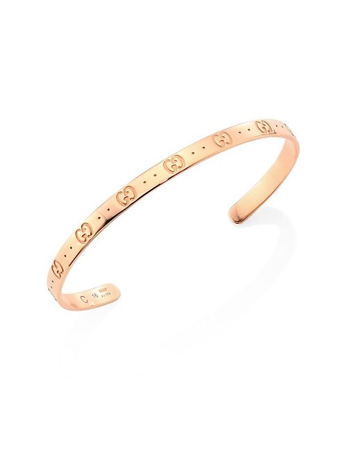 Gucci - Icon 18K Rose Gold Bangle Bracelet