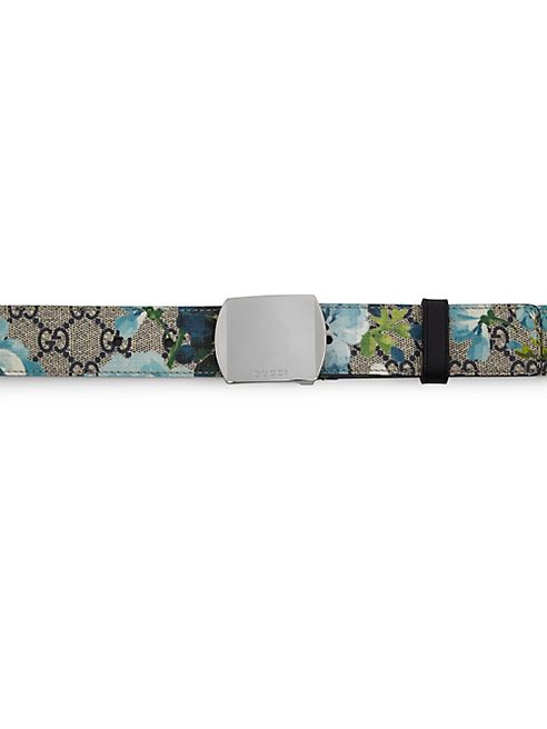 Gucci - Blooms Canvas Belt