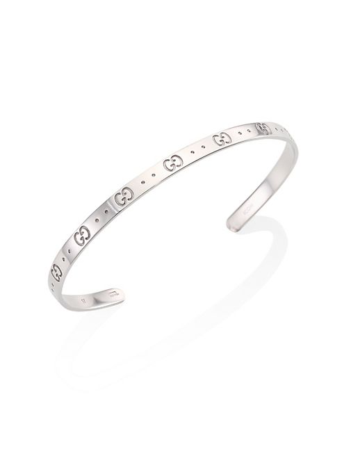 Gucci - Icon Sterling Silver Bangle Bracelet