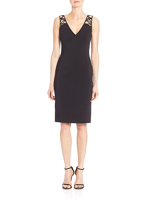 Badgley Mischka - Lattice Back Dress