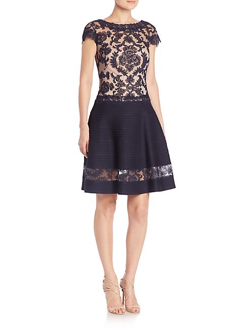 Tadashi Shoji - Illusion Lace Dress