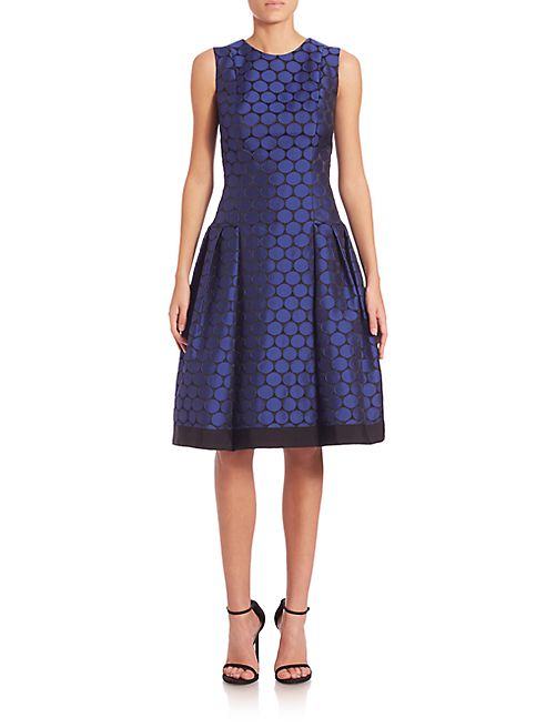 Carmen Marc Valvo - Drop Waist Fit & Flare Dress