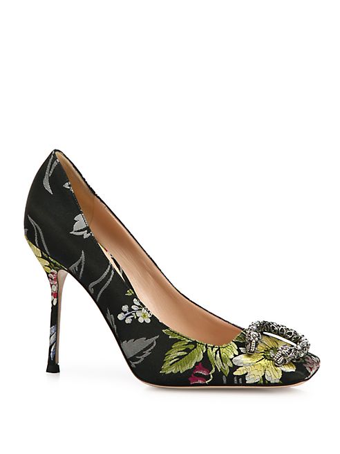 Gucci - Dionysus Floral Jacquard Pumps