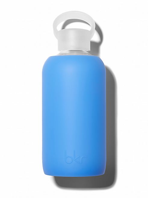 bkr - Romeo Sheer Periwinkle Glass Water Bottle/16.9 oz.