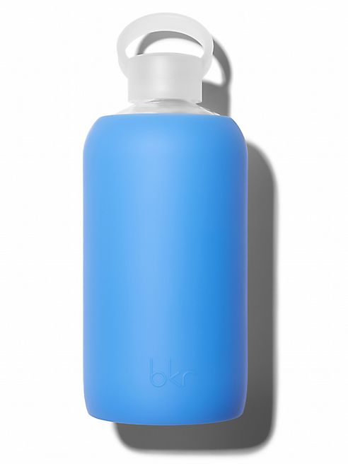 bkr - Sheer Periwinkle Glass Water Bottle/33 oz.