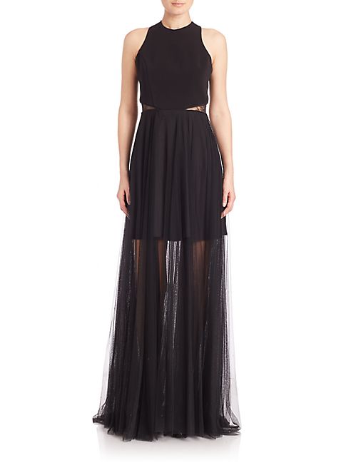 NHA KHANH - Nero Cutout Gown