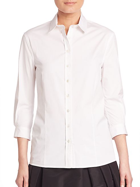 Carolina Herrera - Classic Cotton Blouse