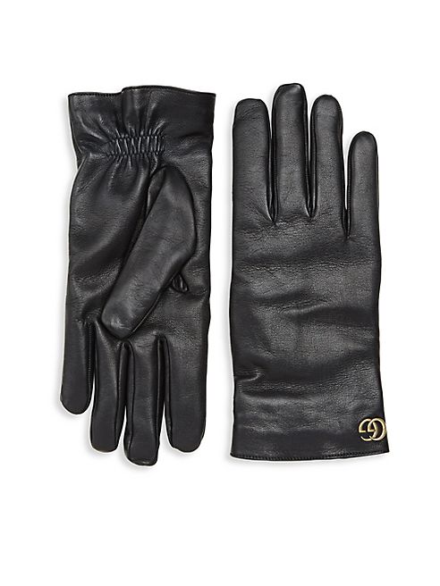 Gucci - Cashmere & Leather Gloves