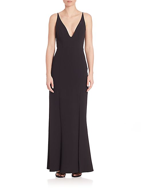 ABS - Deep V-Neck Gown