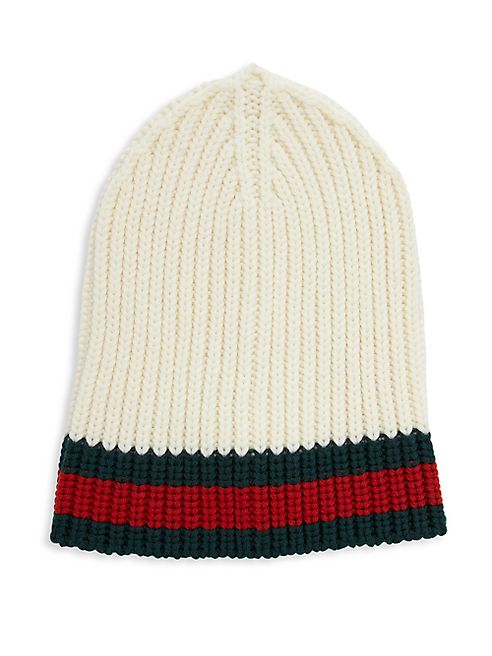 Gucci - Charui Striped Wool Hat