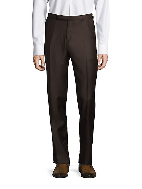 Ermenegildo Zegna - Solid Wool Pants