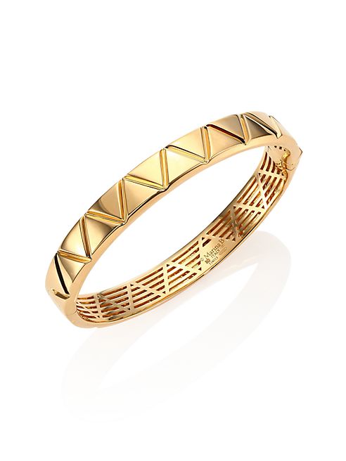 Marina B - Triangoli 18K Yellow Gold Bangle Bracelet